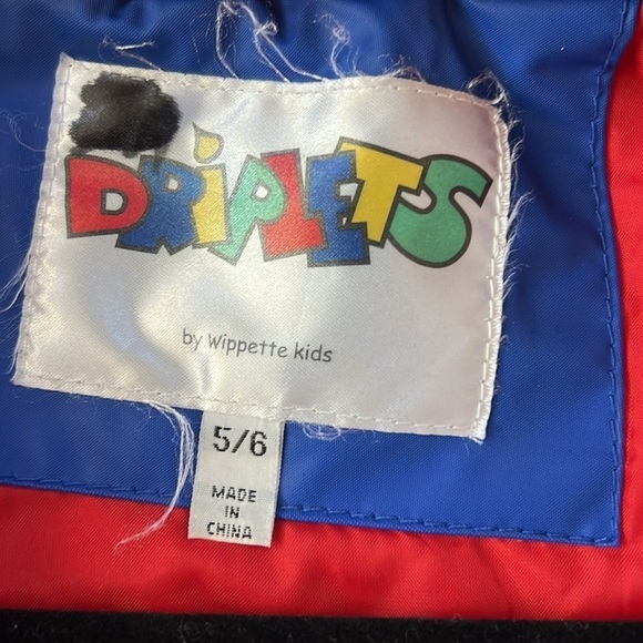 Driplets by Wippette Kids Boys Rain Jacket Size 5/6 - Picture 7 of 11